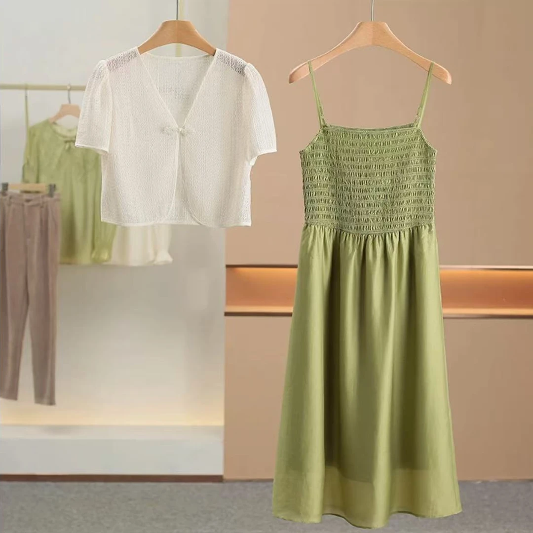 T52-3气质套装洒金薄款高腰显瘦阔腿裤百搭翻领夏款时尚