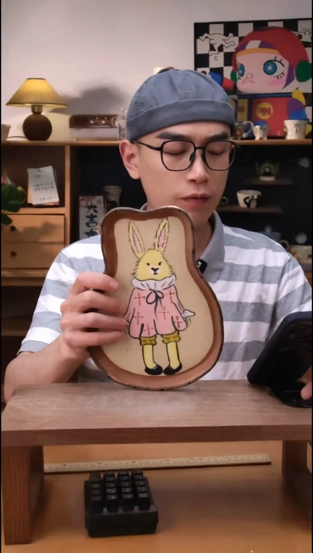 摆件景德镇可爱设计师款陶瓷