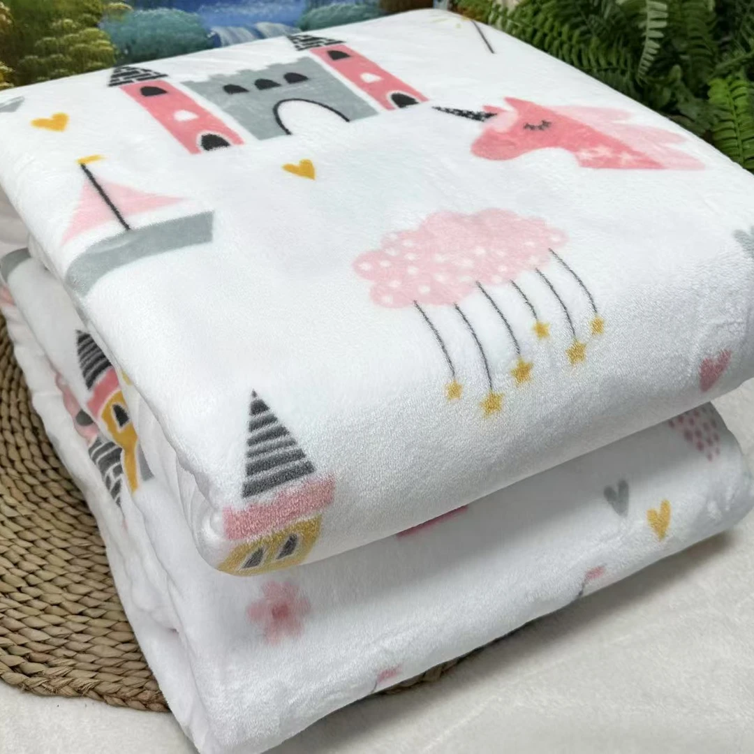 210*230复古怀旧柔软超柔双面印花毛毯绒毯毯子加厚床单