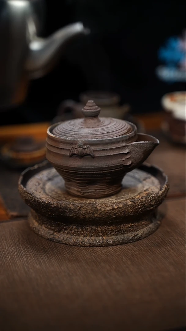 全手工制作  南蛮柴烧宝瓶