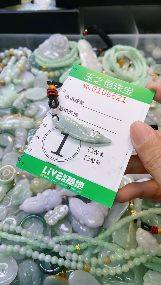 翡翠未镶嵌颈饰闪购0106621