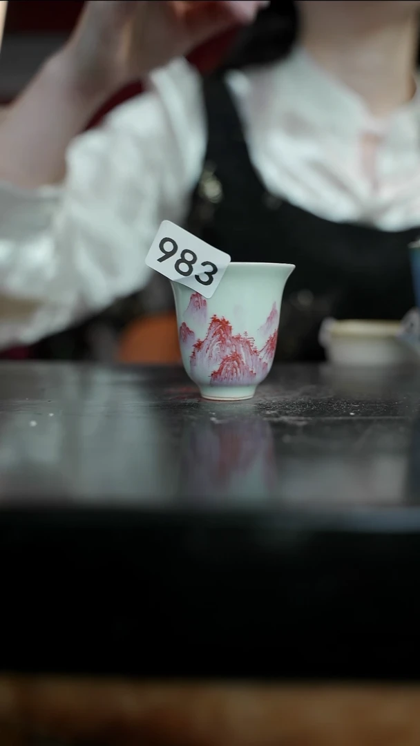 杯等烟雨陶瓷手作主人杯983
