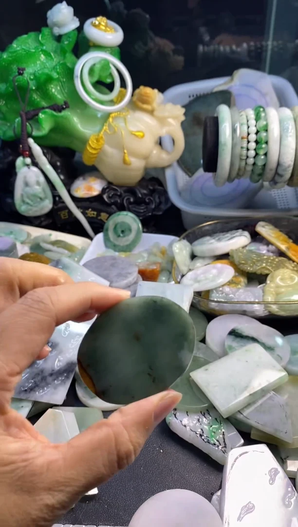 散珠翡翠翡翠A货30