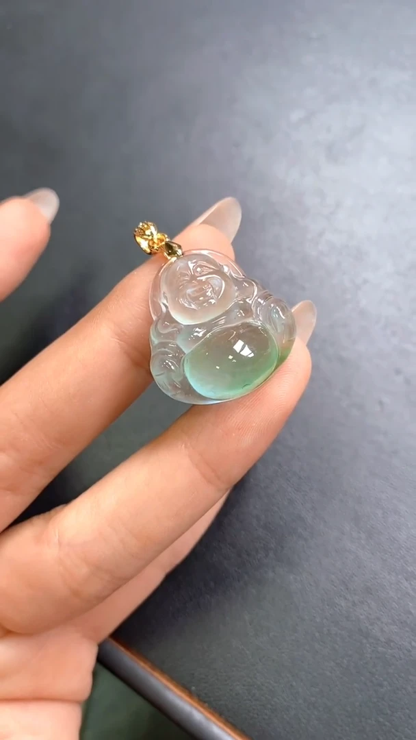 颈饰未镶嵌翡翠(配扣头多样性发其一）133