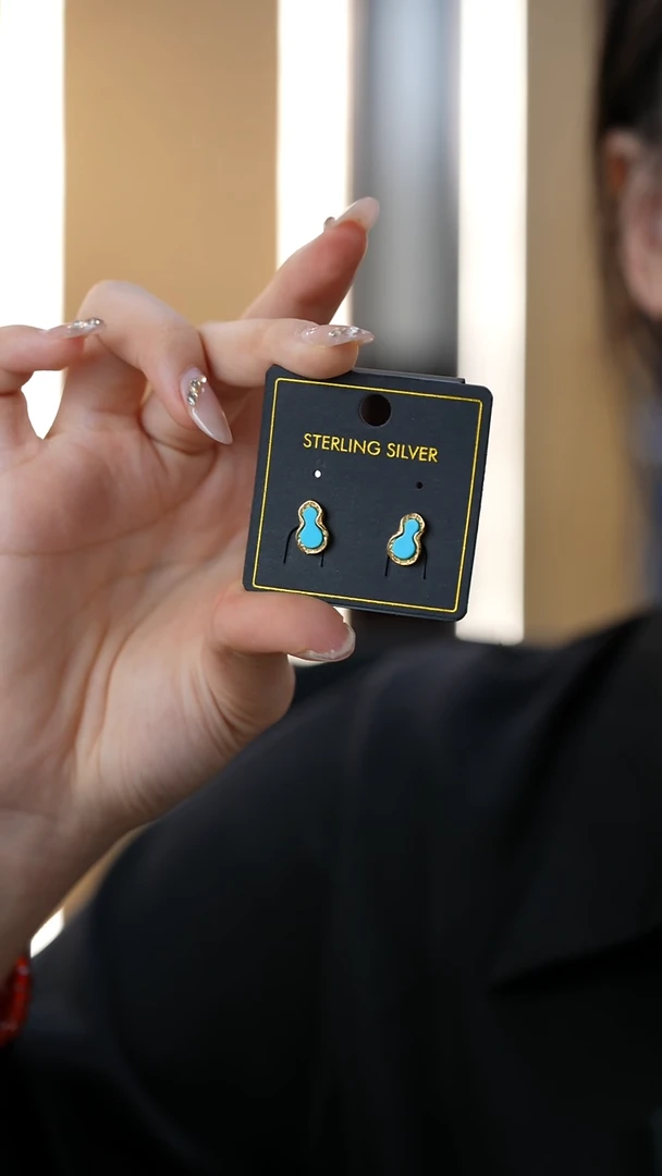 未镶嵌绿松石首饰15秒拍号