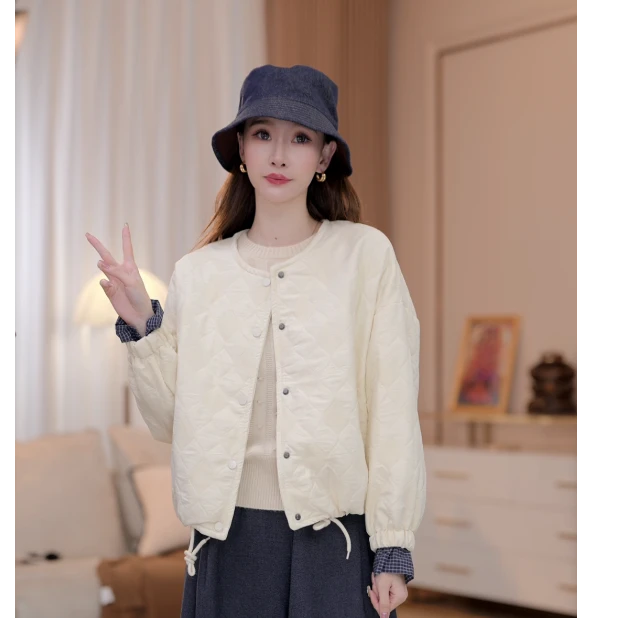 【忘忧岛】马克华菲秋冬款女外穿慵懒风棉衣上衣短外套F54010A503
