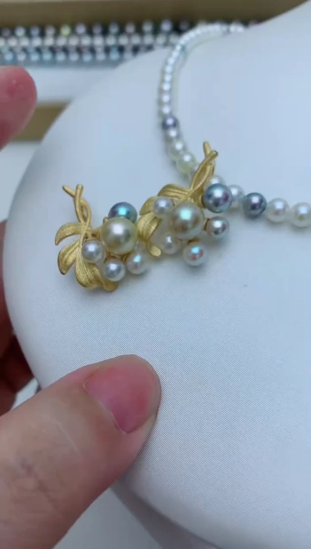 海水珍珠银S925镶嵌吊坠(不含链)q9 多样性发其一