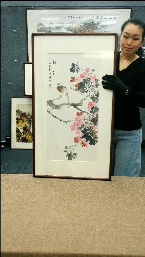 【闪购商品】国画52*92陈默如老师花鸟