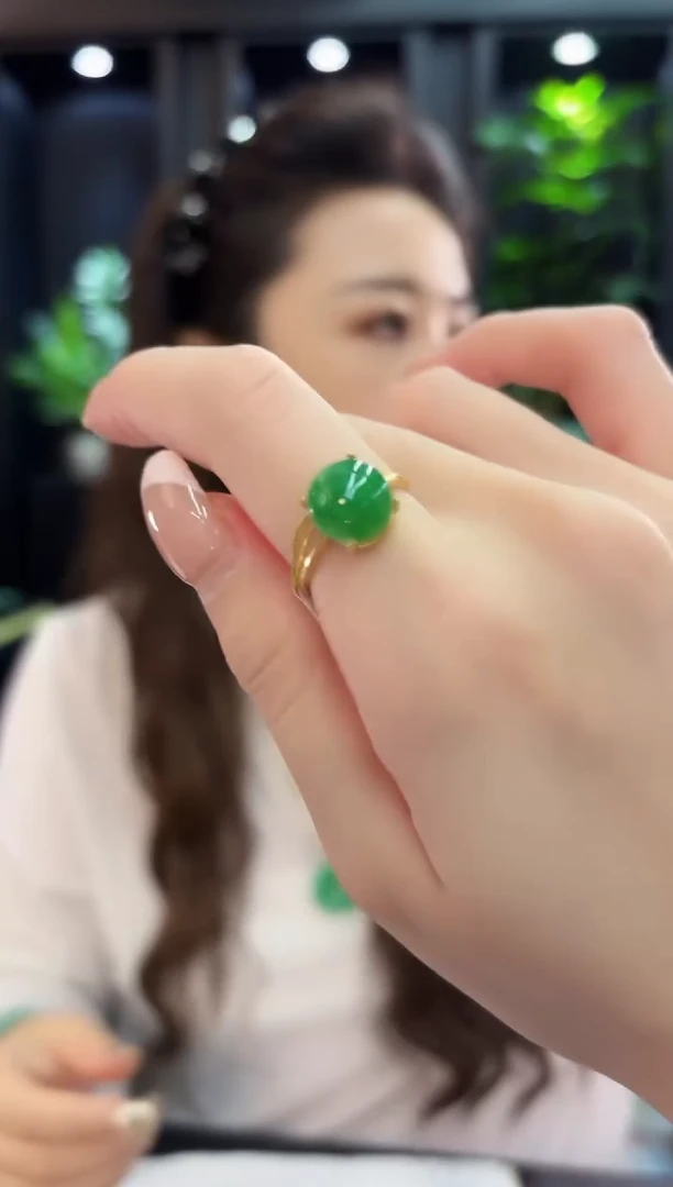 未镶嵌戒指翡翠 缅料A货/支持复检/一件