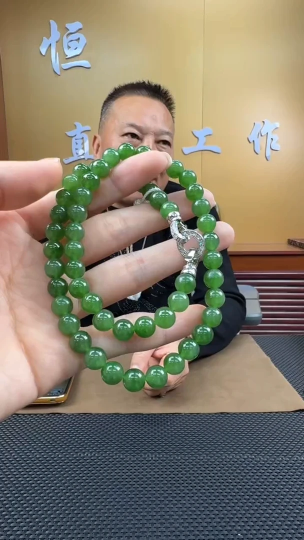 颈饰未镶嵌和田玉项链7-8mm