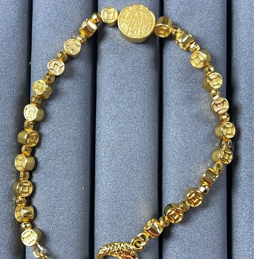 宝阁甄选黄币手链287