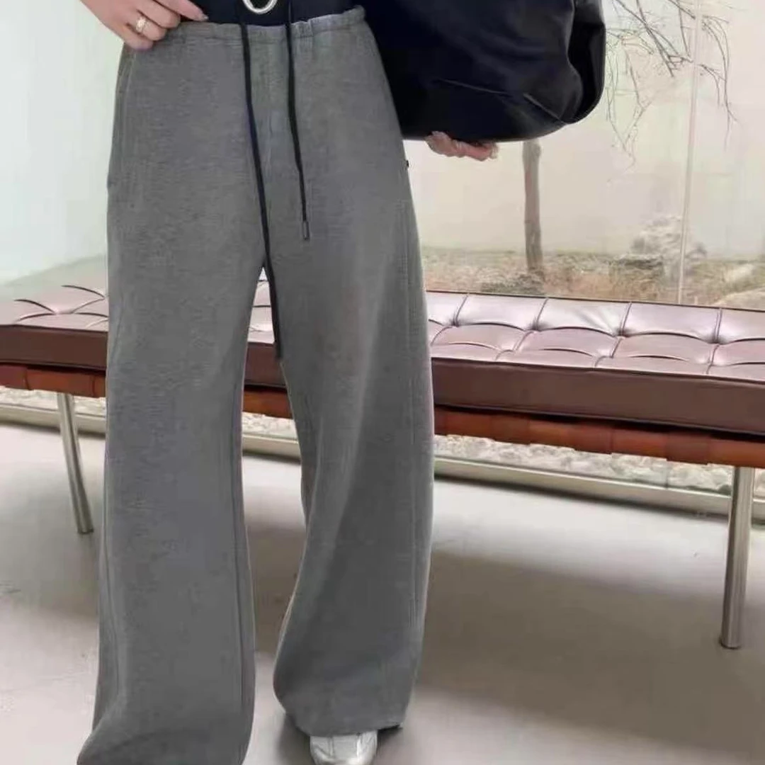 2025最新高腰阔腿裤