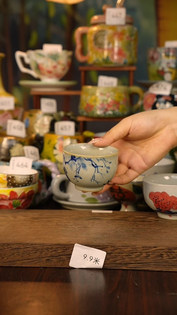 摆件泥垚手作 景德镇手工手绘器物
