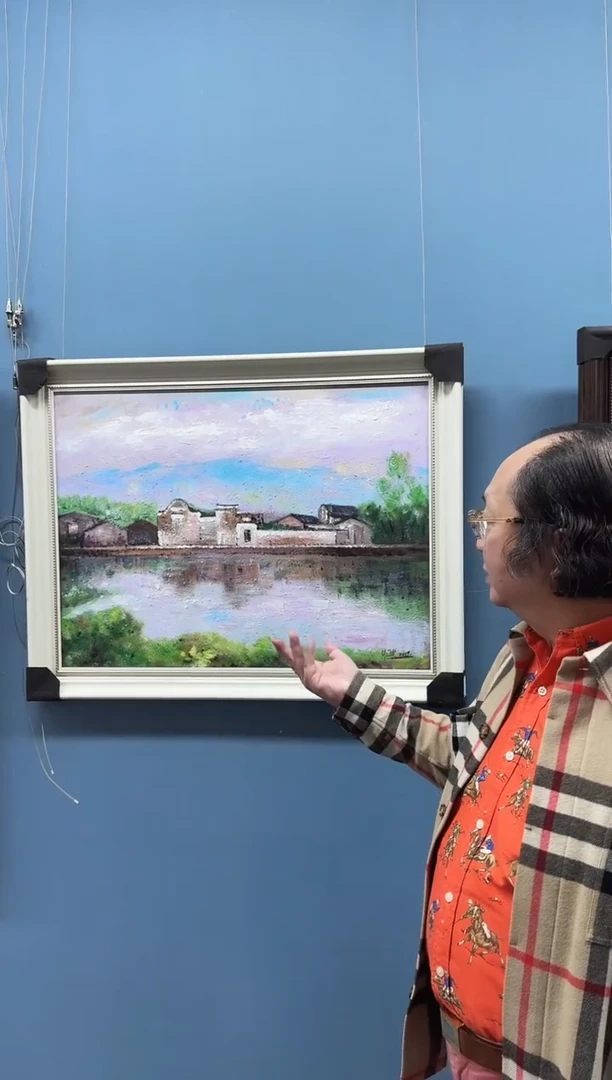 油画管伟骏精品风景油画 60*80作品19