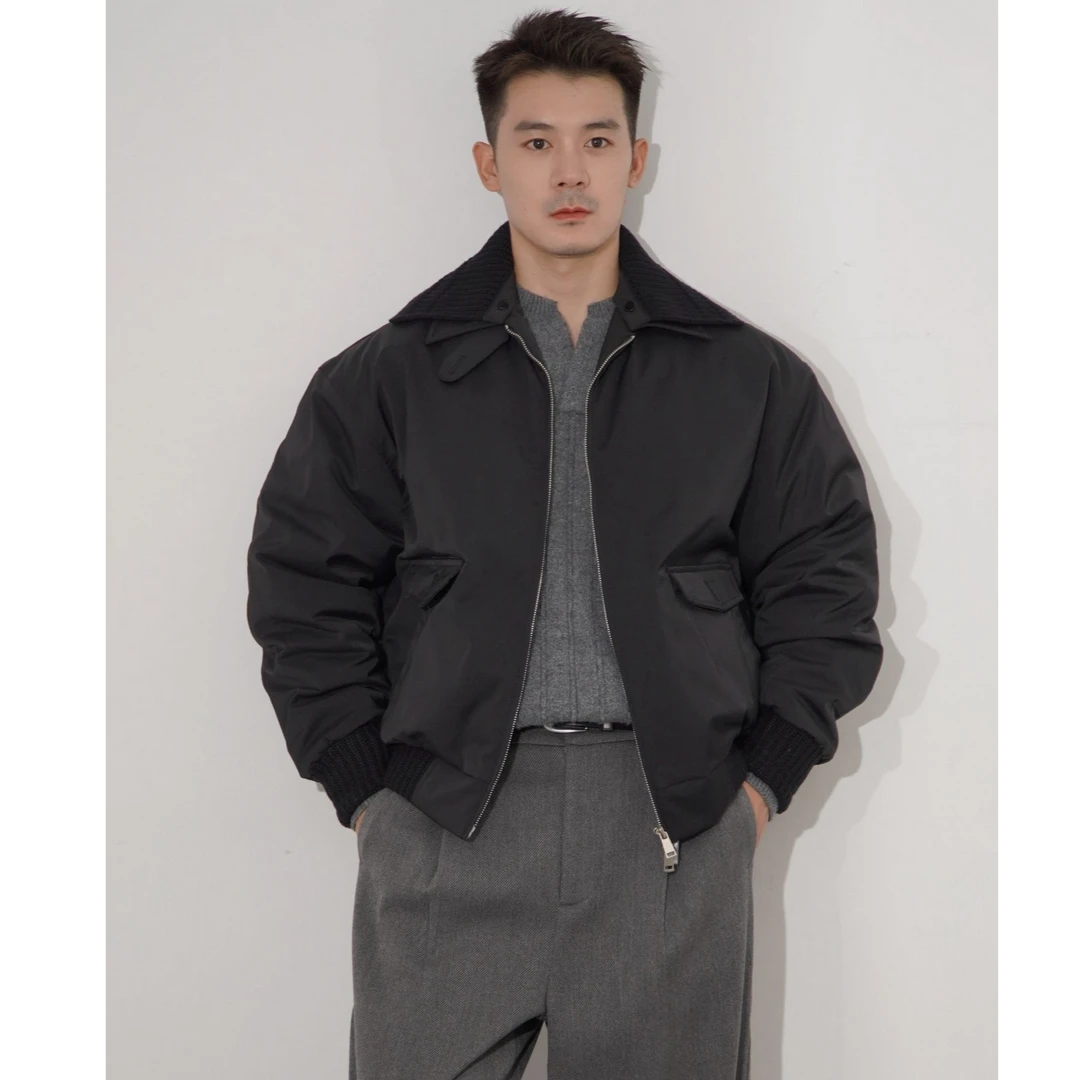 Adresscode 可拆卸毛织领羽绒服/90白鸭绒羽绒服夹克外套 OS-A556