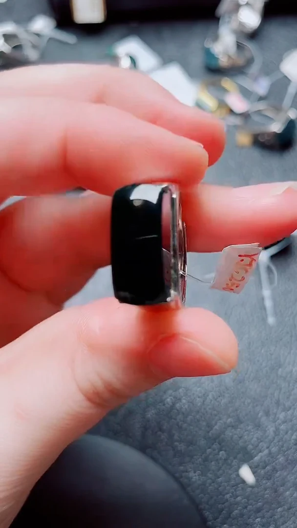 银S925镶嵌戒指翡翠翡翠