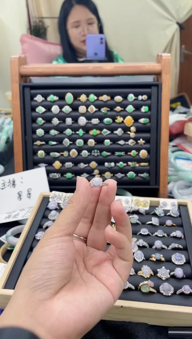【闪购商品】翡翠戒指未镶嵌旦面戒指