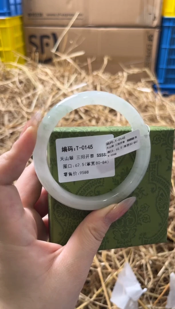 未镶嵌手镯石英质玉T-0145