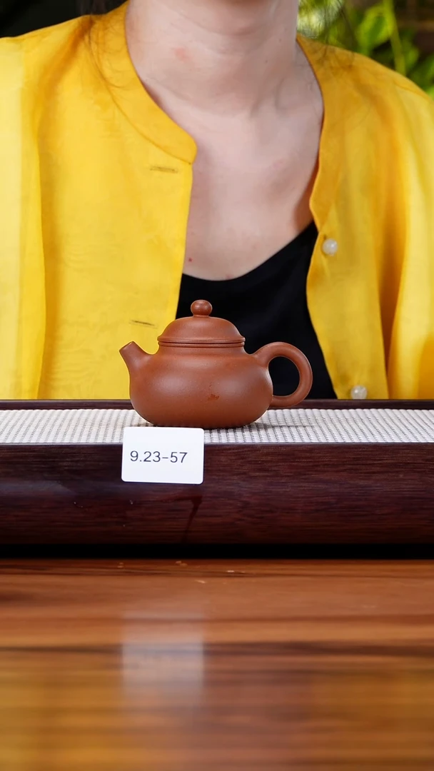 茶壶紫砂9.23-57 朱泥 容天特价130