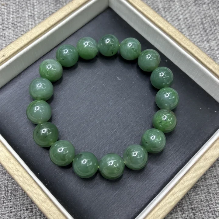 和田玉碧玉手串12mm多样性发一条-582170