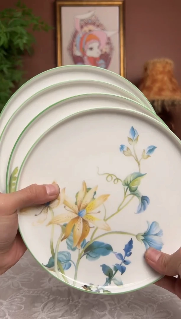 36%以上骨粉骨瓷邂逅8寸盘4个