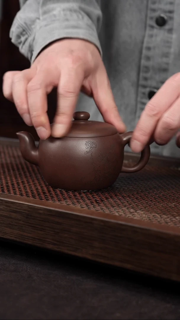 【闪购商品】紫砂茶壶底槽清大口婉玉