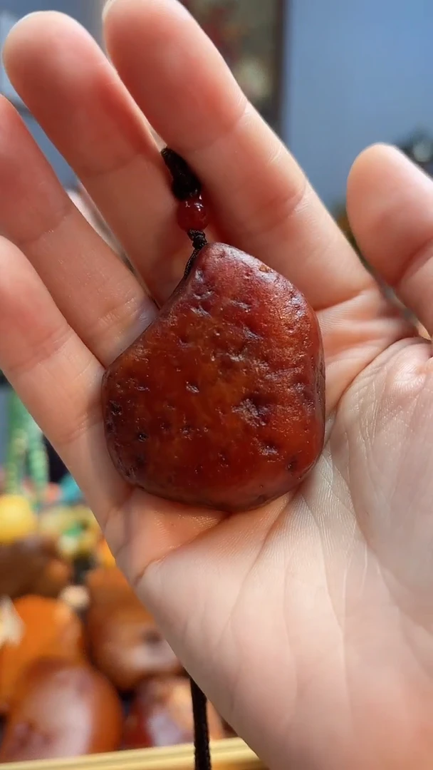 琥珀颈饰未镶嵌吊坠