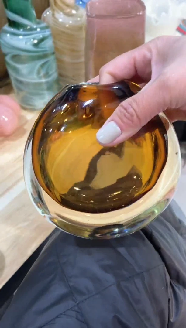 【闪购商品】琉璃慕忆家花瓶微瑕
