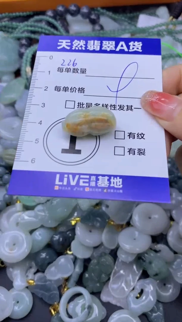 颈饰未镶嵌翡翠天然翡翠A货批量多样性发一件