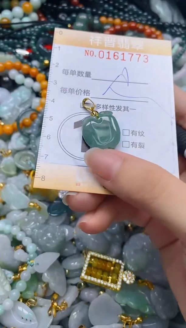 翡翠未镶嵌颈饰闪购0161773多样性发其一
