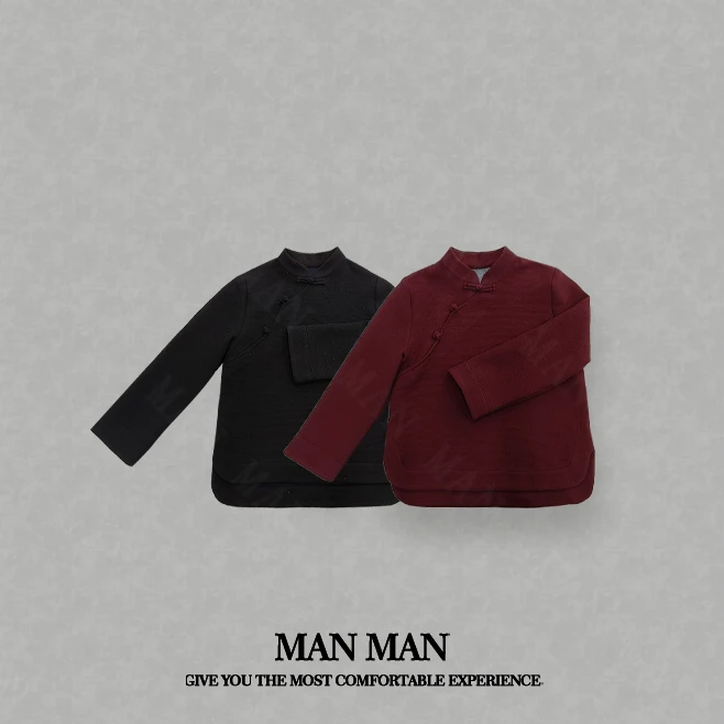 满满出品-『纯色盘扣国风衫』24489气质时尚百搭新中式