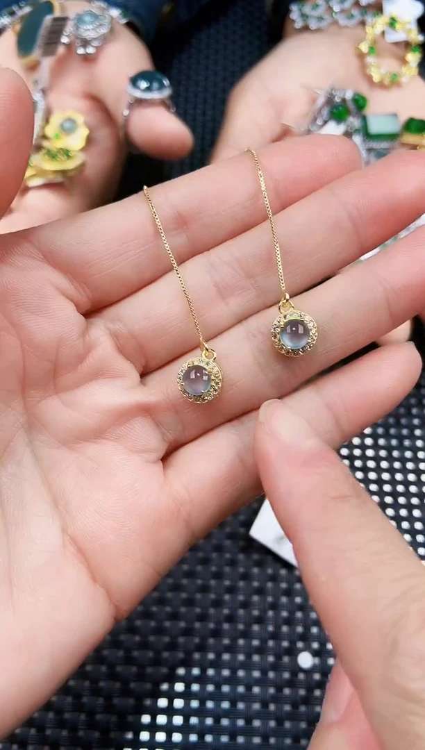 【闪购商品】翡翠耳饰未镶嵌111111111