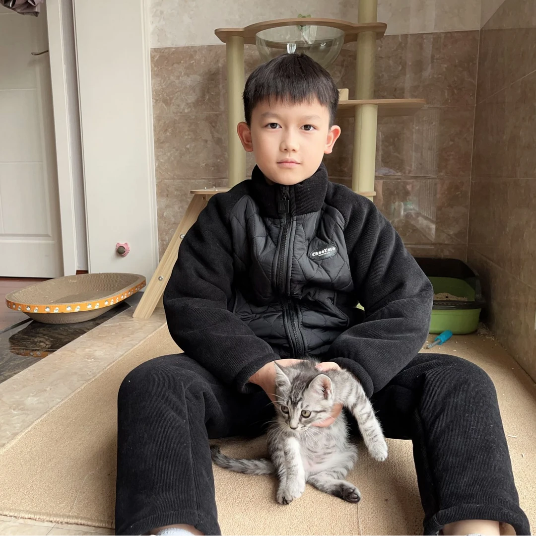 男童冬季加厚保暖睡衣家居服裤子