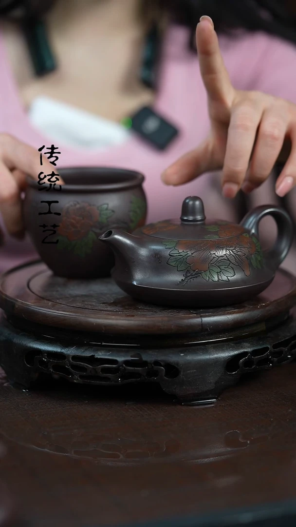 【闪购商品】紫砂茶壶原矿全手8+杯子