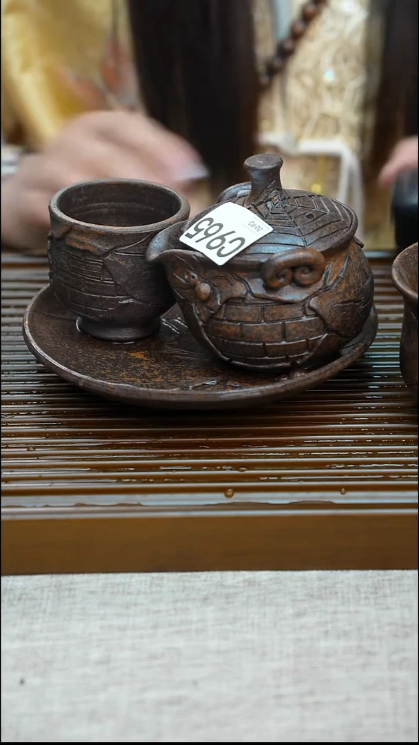 w**o手工粗陶茶具每只不一样