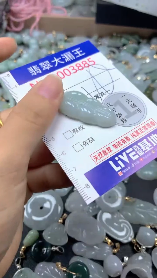 翡翠未镶嵌吊坠(不含链)3885