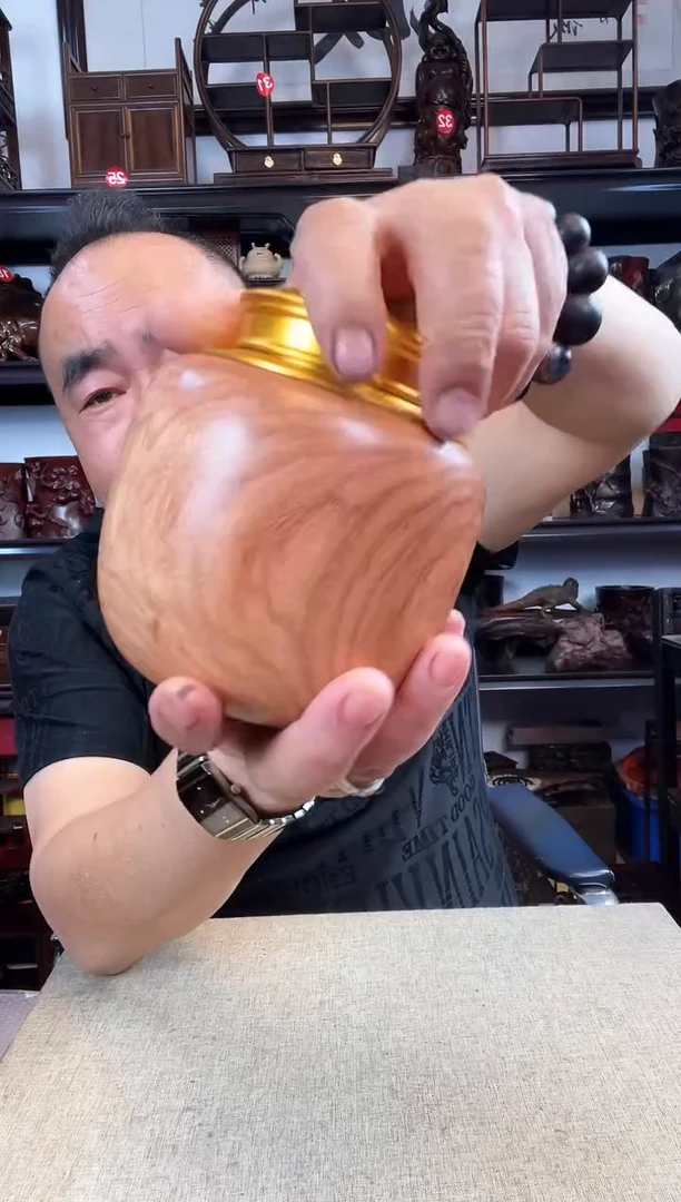 木老李红木工艺品798瑕疵