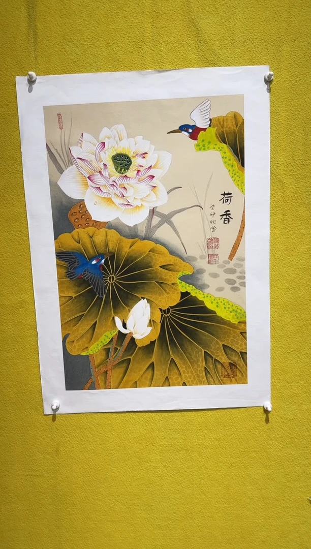 国画梁兆金/精品国画/2.7平尺