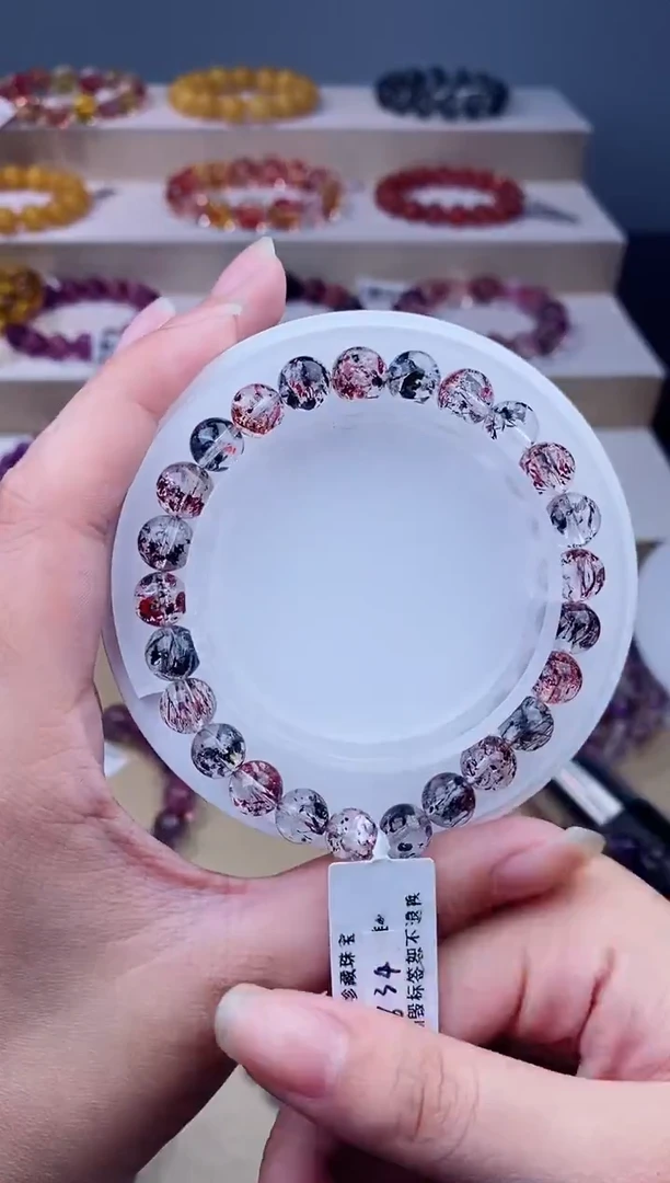 未镶嵌手链水晶毒液超七单圈7m+