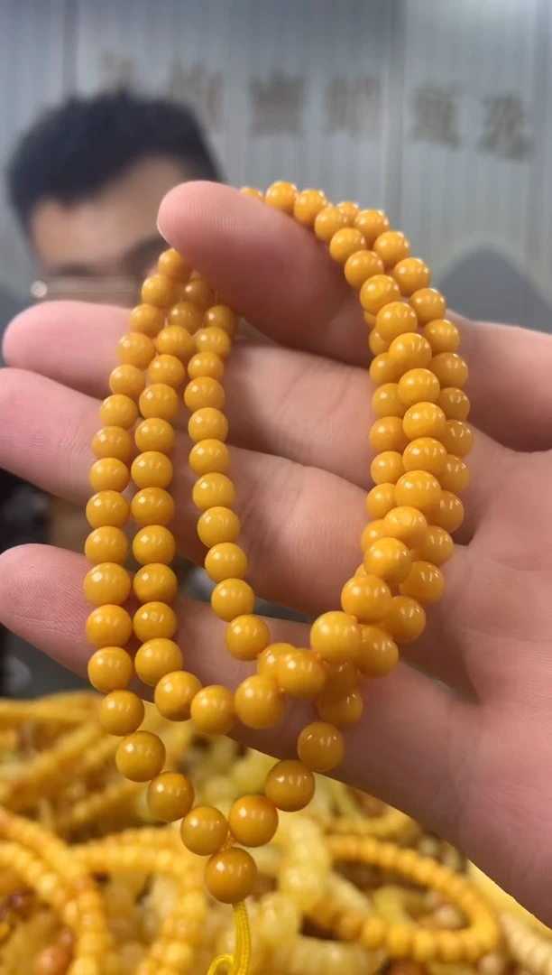 未镶嵌蜜蜡裸石链子多样性啊发其一