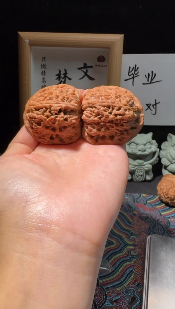 把件文玩核桃43拉丝纹南疆石
