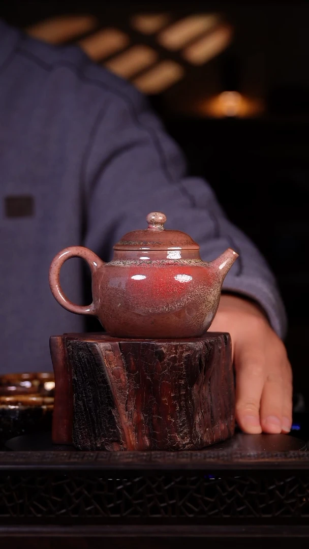 其他钧瓷钧窑瓷器钧窑瓷器德钟壶128*86*83mm/170ml