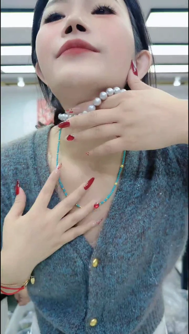 【闪购商品】玛瑙/玉髓颈饰合金2114小米珠项链