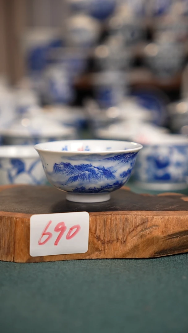 摆件陶690全手工手绘茶器