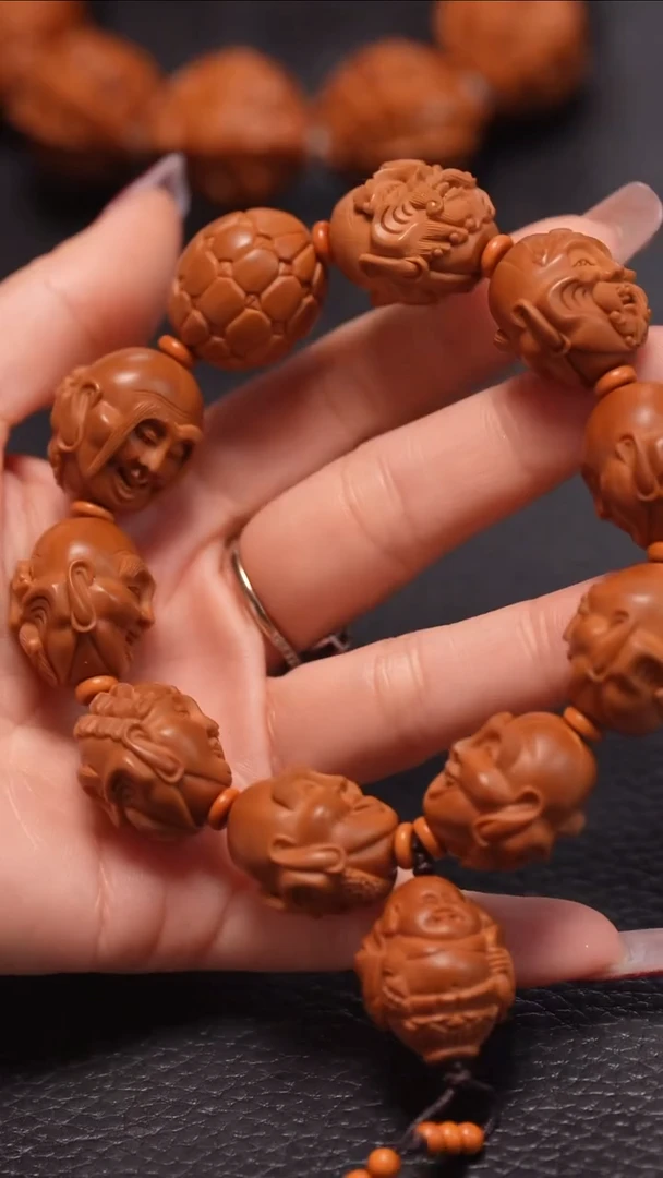 手串橄榄核2.1/铁核殷派十八罗汉