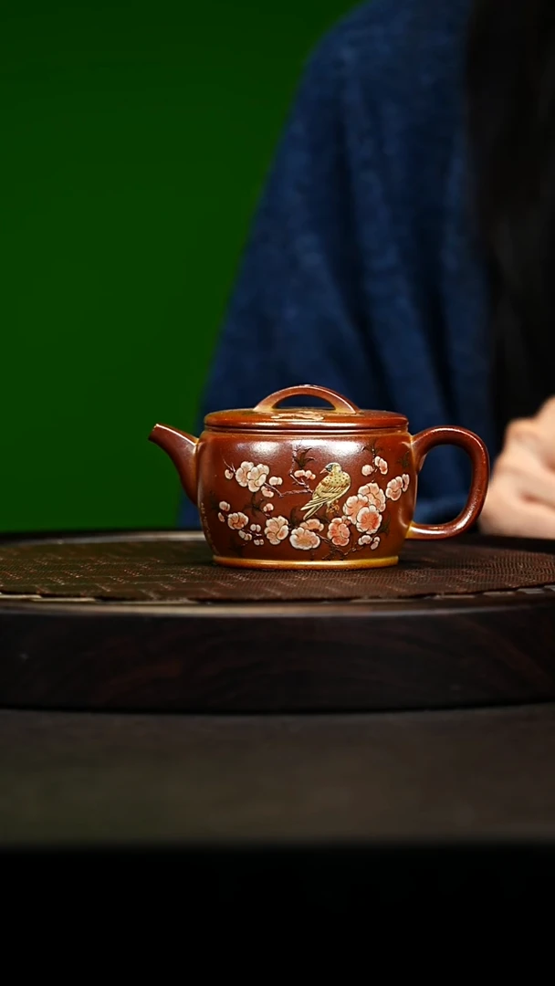 宜兴原矿高端紫砂 竹沥泥倒焰窑柴烧240cc