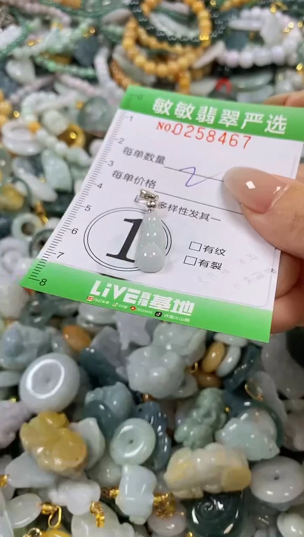 翡翠未镶嵌颈饰闪购0258467