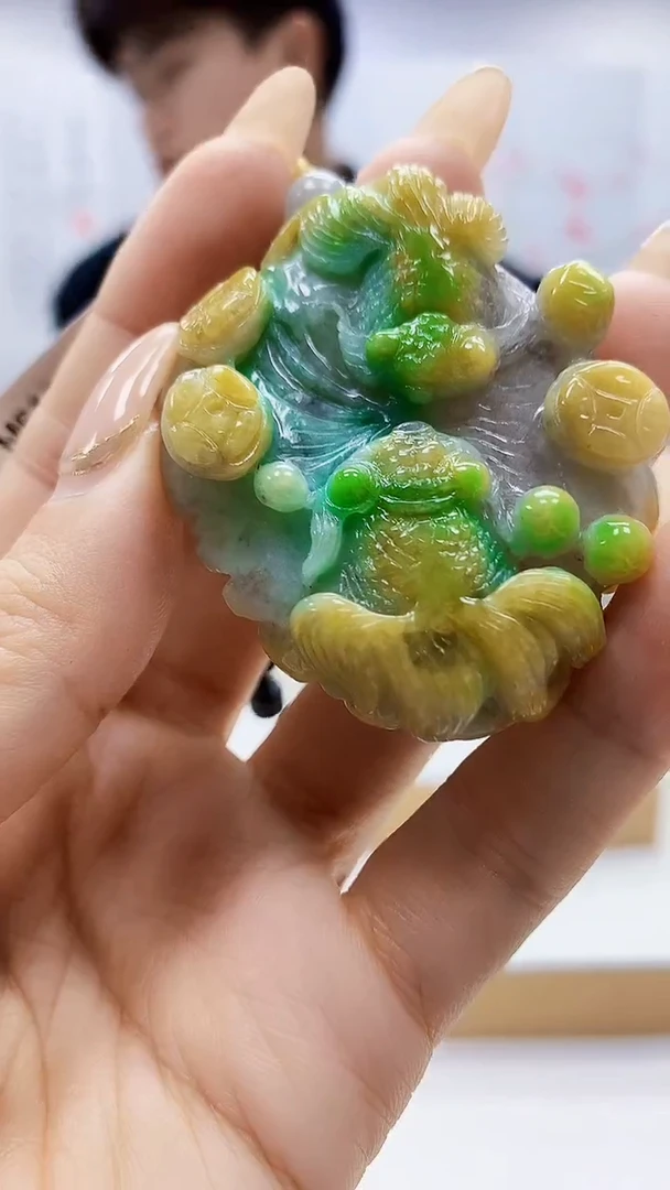 未镶嵌定制翡翠5145ty-毛货挂件39