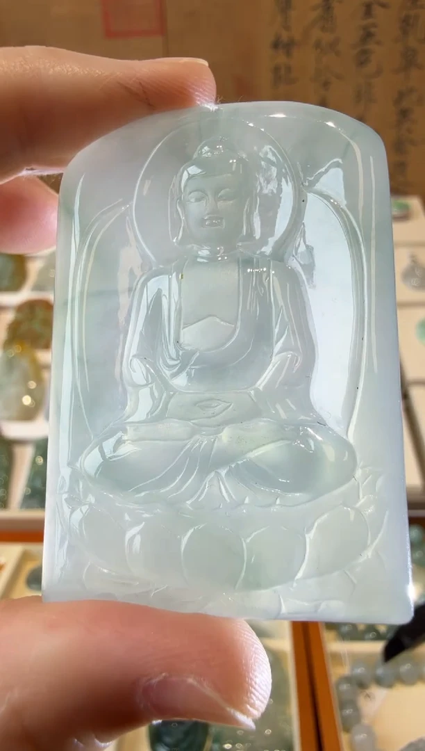 翡翠挂件未镶嵌A货翡翠多样性孤品
