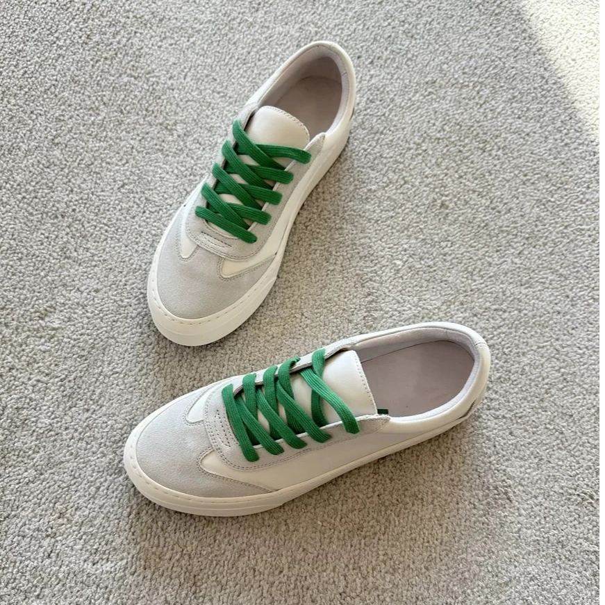 GershonBram “绿萝”系列拼色德训鞋休闲板鞋